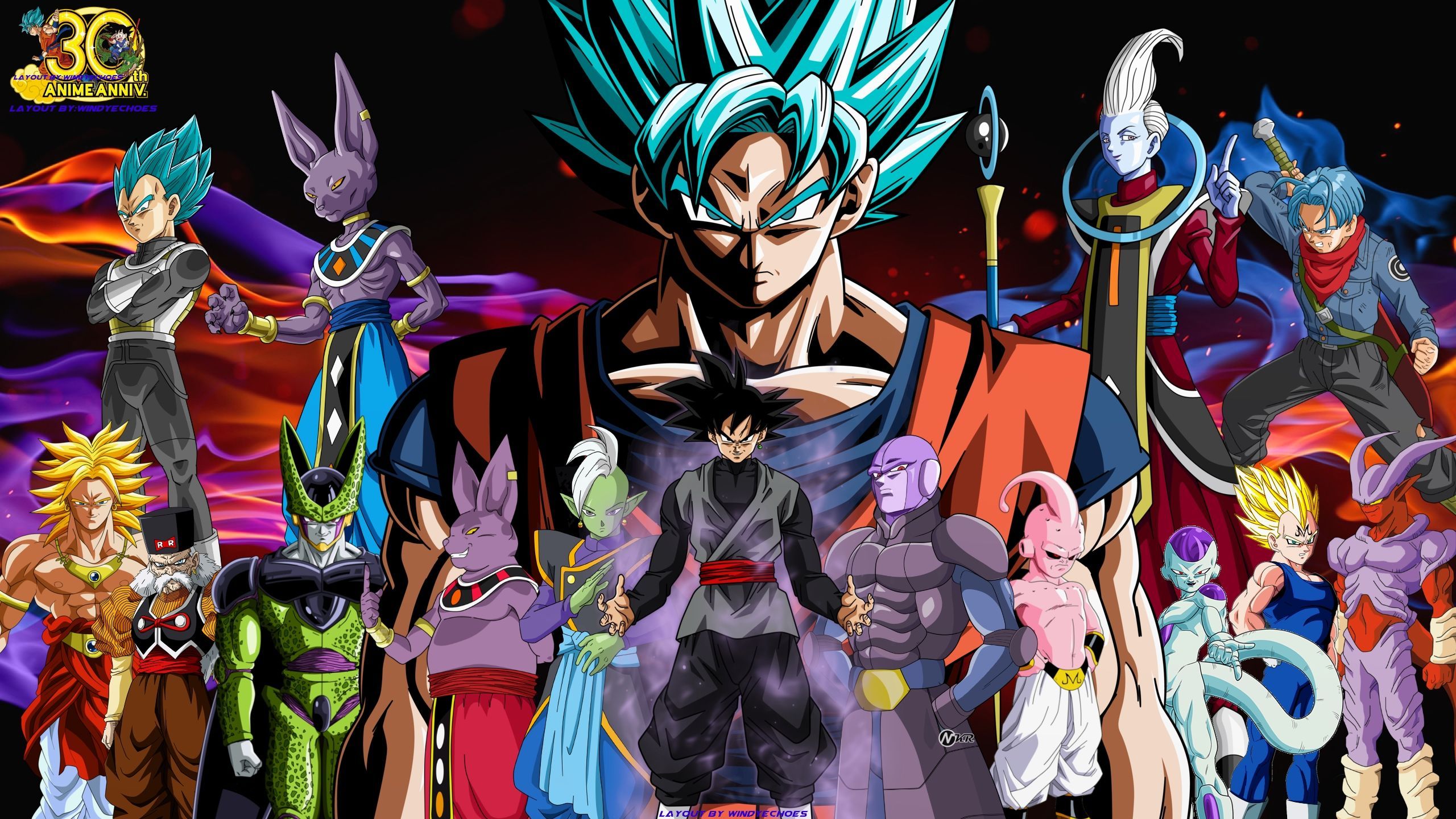 10 fondos de pantalla más populares de Dragon Ball Super 2560X1440 FULL HD 1080p