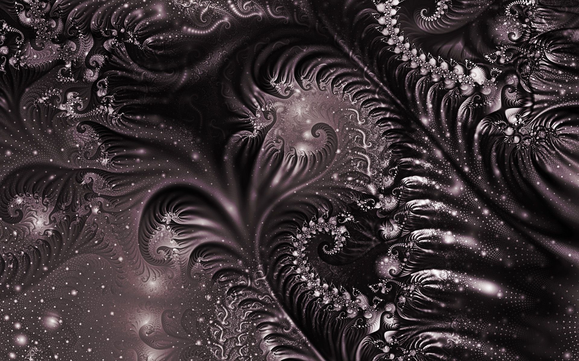 Fractales en blanco y negro | Descargar Fractal Wallpapers wallpaper