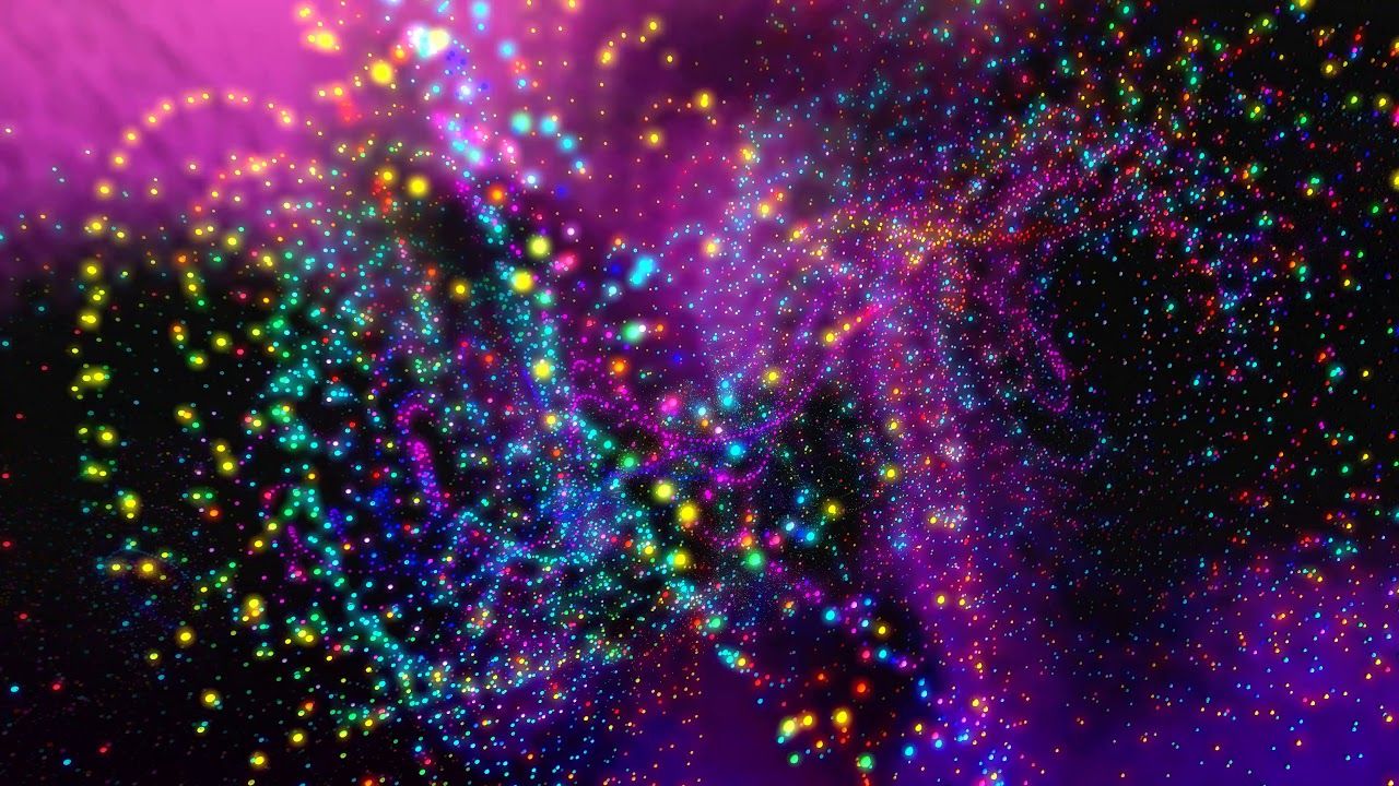 Fondo de pantalla vivo 4K - Puntos de giro coloridos #AAVFX Live Wallpaper