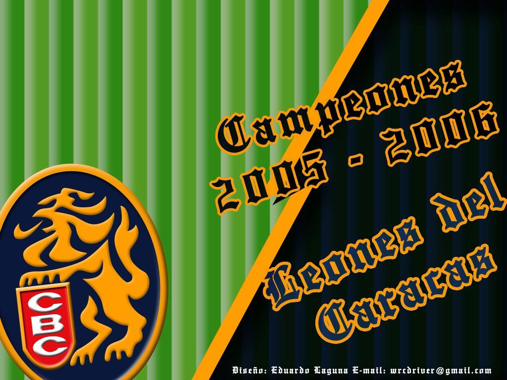 Fondo de pantalla de los Leones del Caracas 1024x768