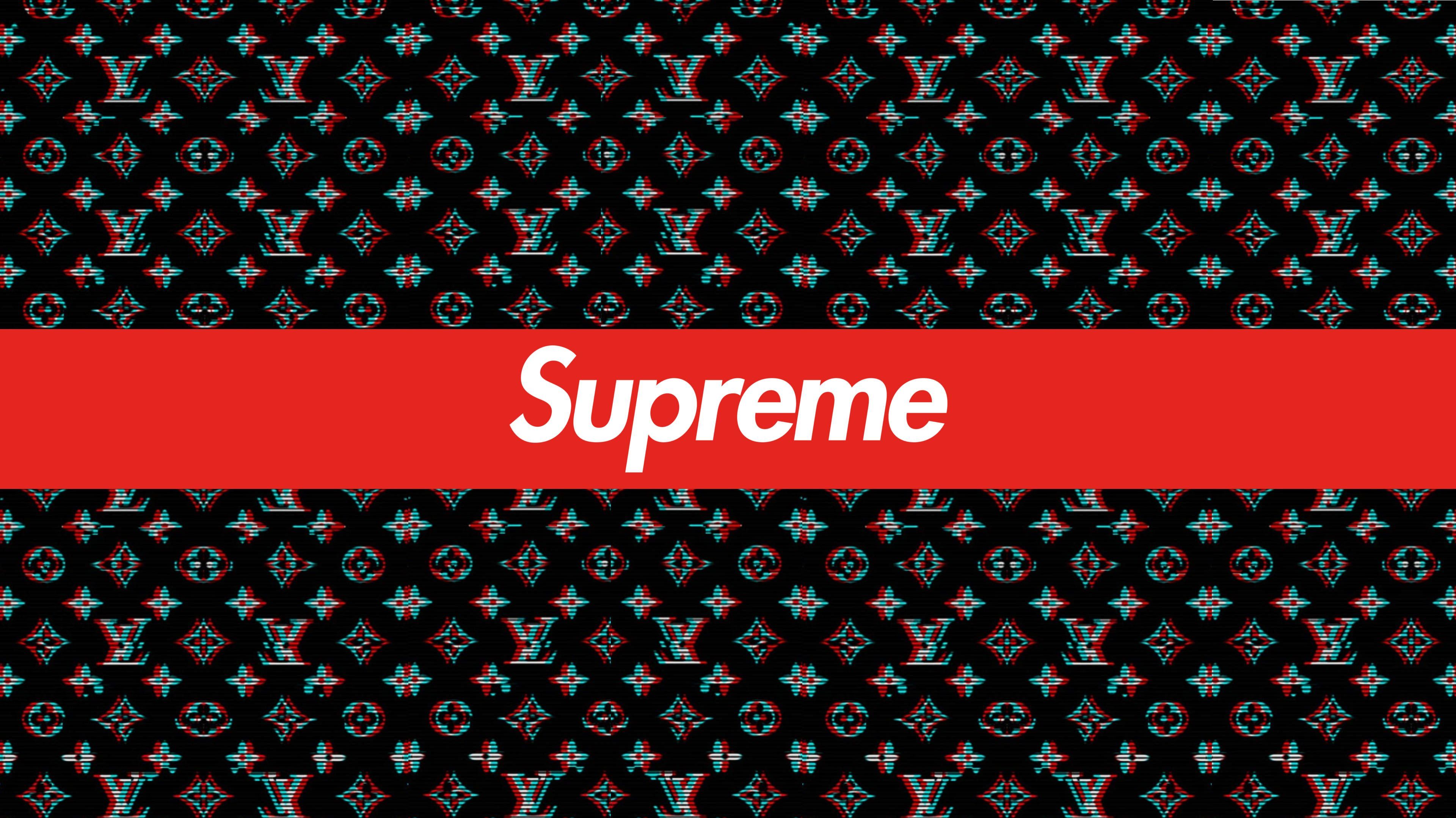 Impresionante Mira ahora! Fondo de pantalla de Supreme X Louis Vuitton - Youtube