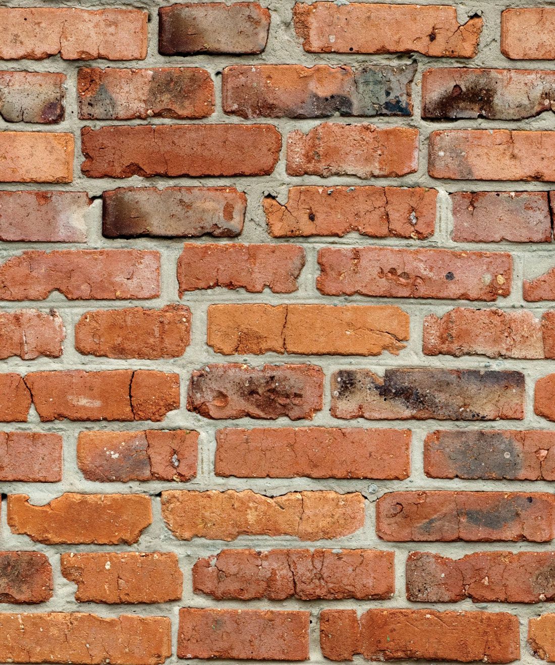Papel Pintado Camden Factory Bricks, Ladrillo Rojo Realista • Milton & King