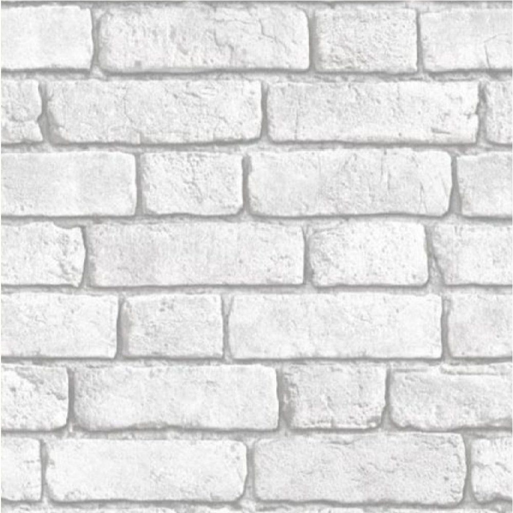 Fondo de pantalla de efecto de ladrillo en relieve Muriva Bluff J30309