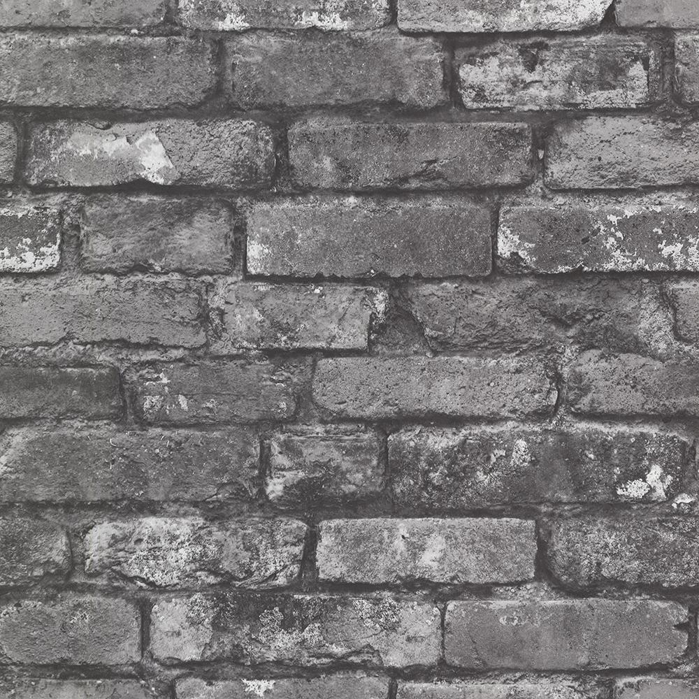 Fondo de pantalla de ladrillo expuesto de pizarra de ladrillo de 56.4 pies cuadrados