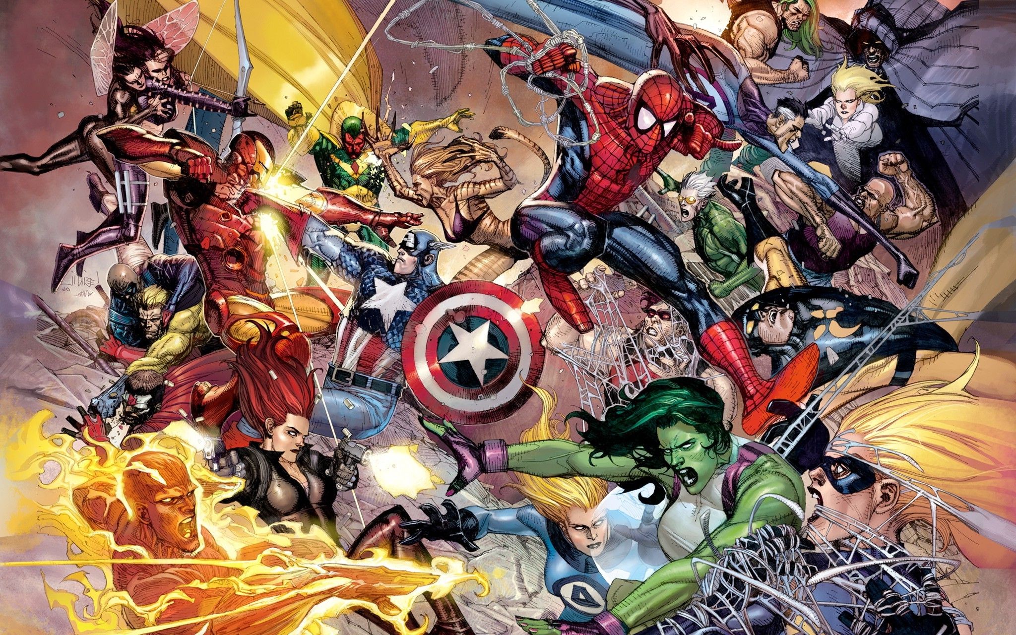 Más de 66 fondos de pantalla de Marvel Comic