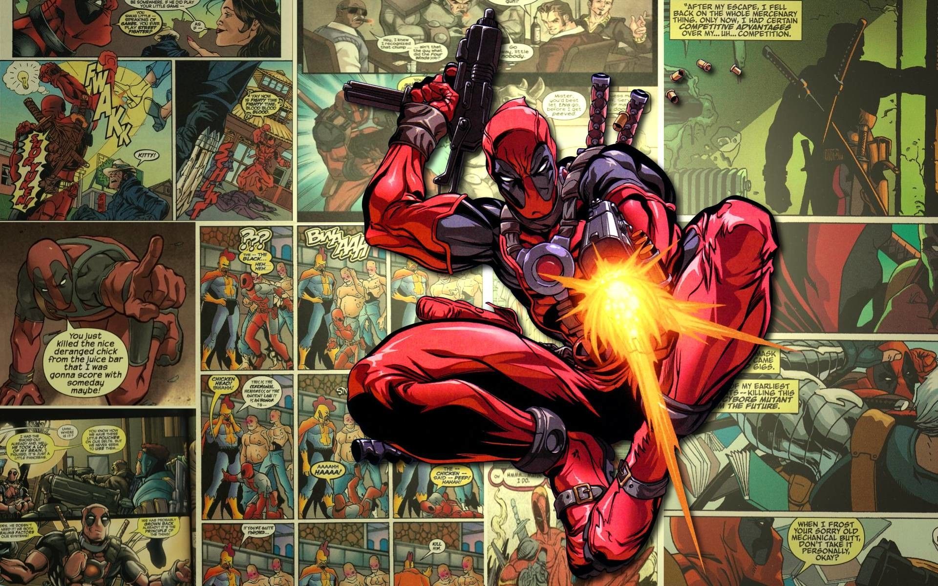 Más de 63 fondos de pantalla de Deadpool Comic