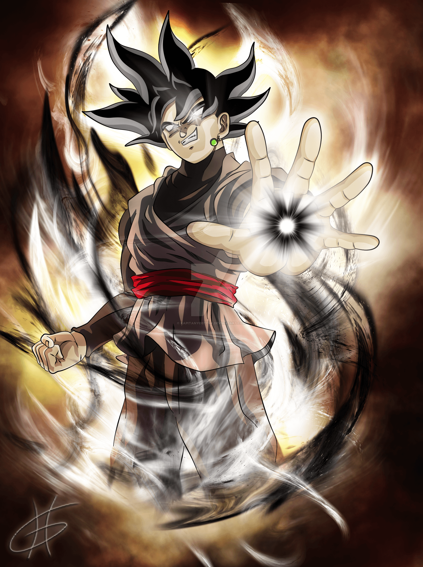 Dragon Ball Super Black Goku Wallpapers Desktop On Wallpaper 1080p