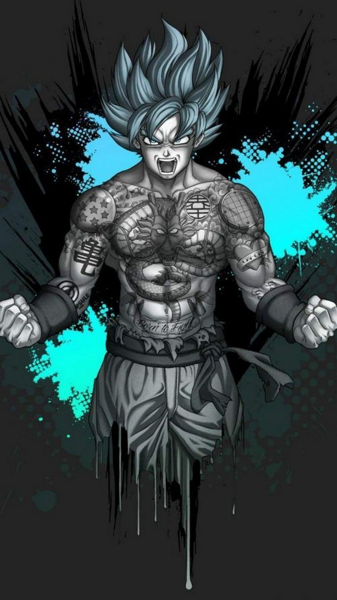 Black Goku iPhone Fondos de pantalla | 2019 3D iPhone Fondos de pantalla