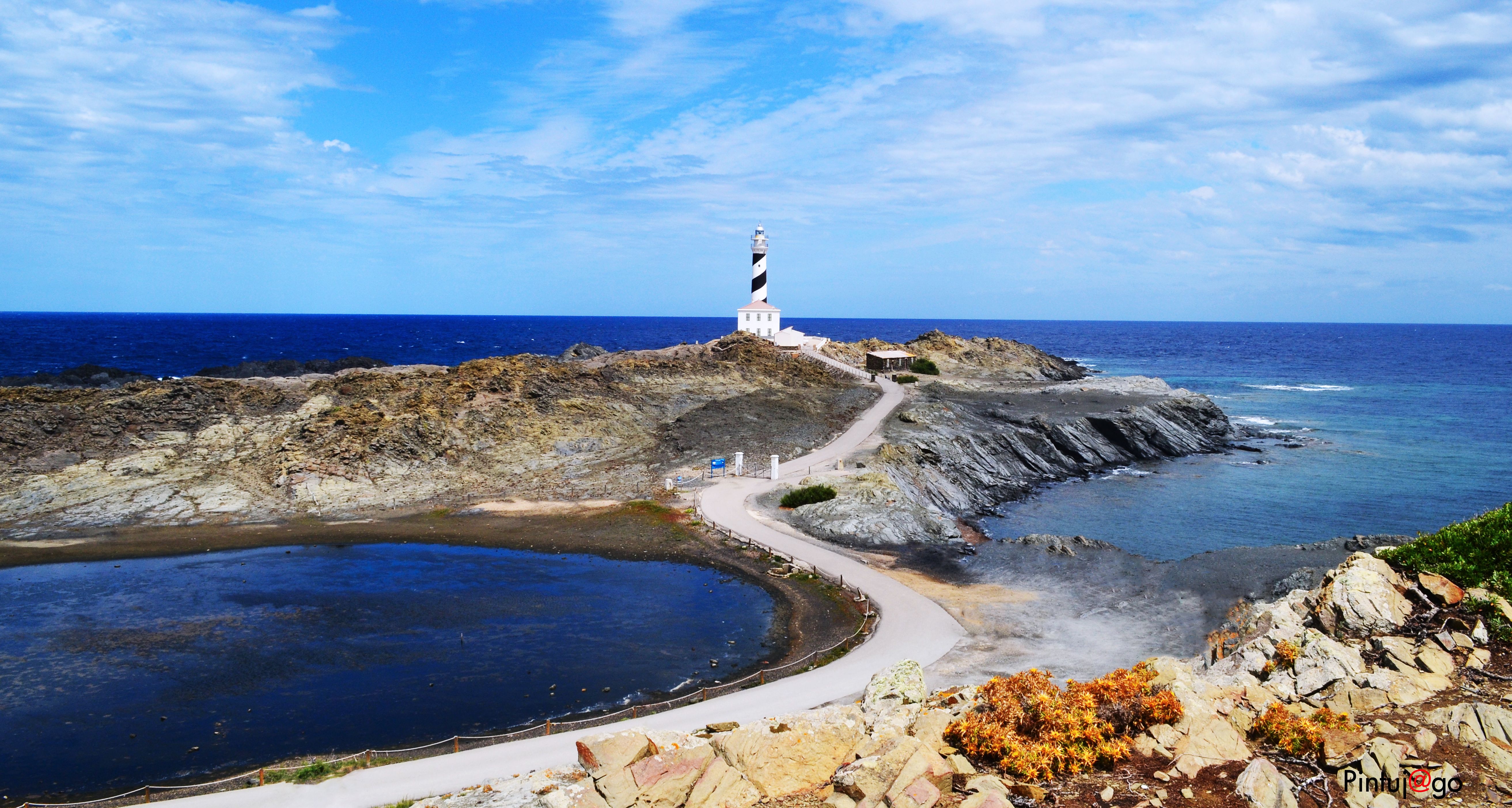 Fondos de pantalla: azul, mar, cielo, faro, nubes, faro, paisajes