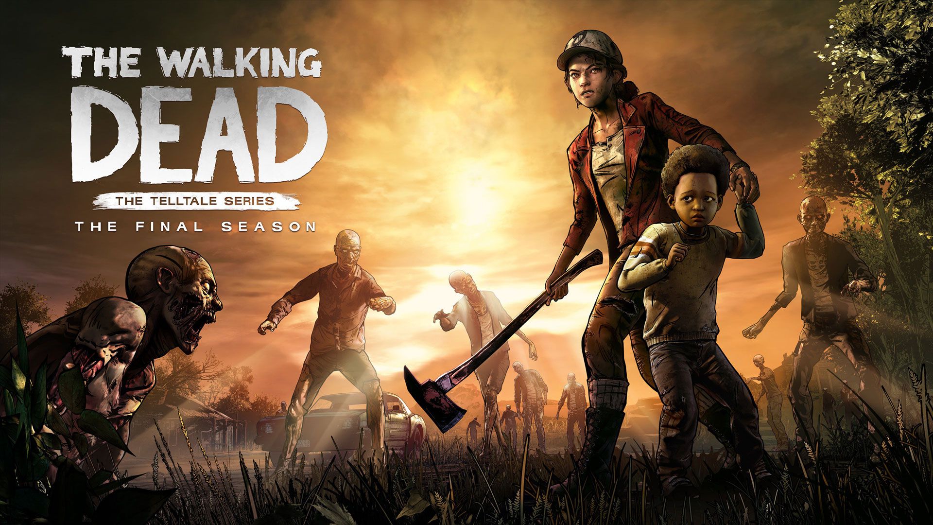 El último capítulo. Fondo de pantalla de The Walking Dead: The Final Season