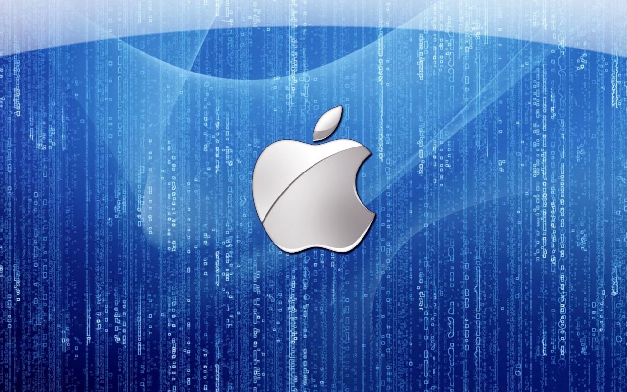 Descargar fondos de pantalla, Descargar logotipos brillantes abstractos mac de 1280x800