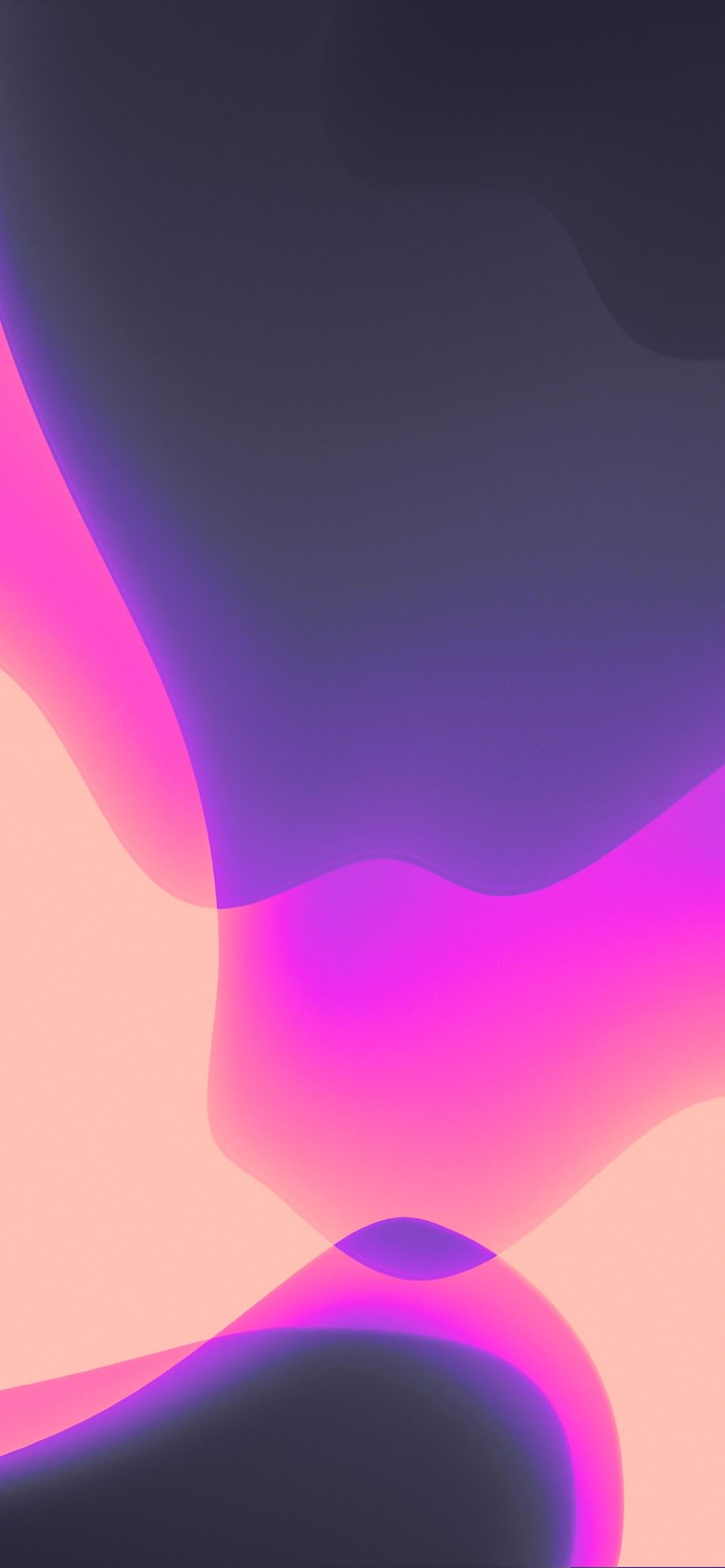 Fondo de pantalla de iOS 13 en varios colores para iPhone y iPad