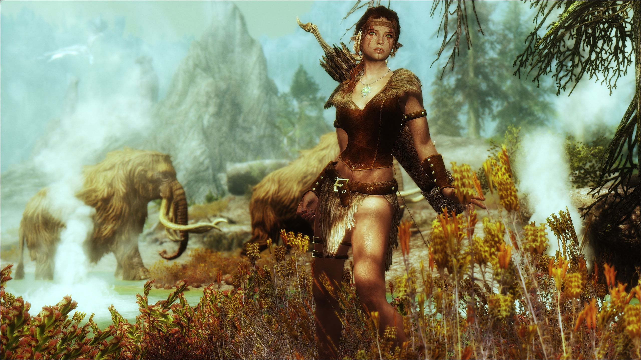 Fondos de pantalla: selva, mitología, ENB, captura de pantalla, videojuegos, skyrim