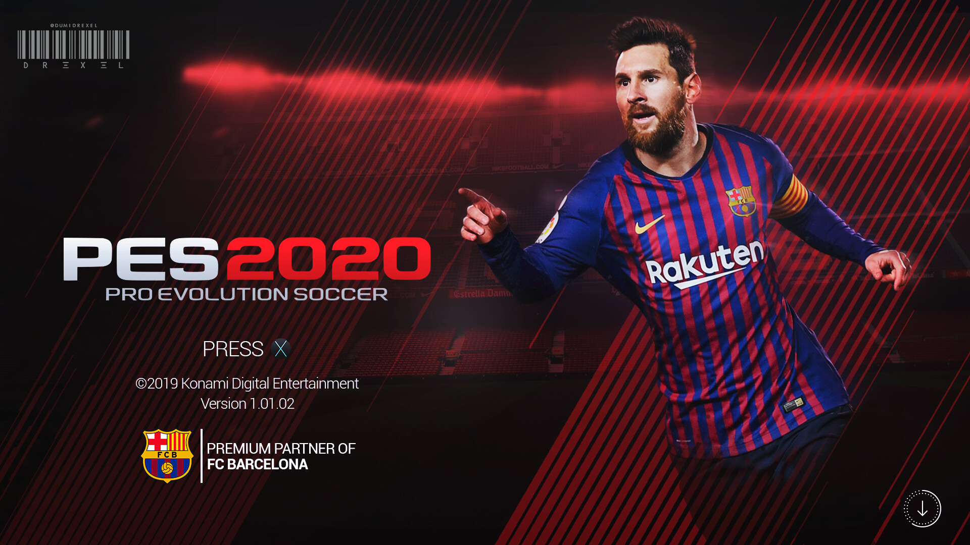 ArtStation - PES 2020 - Pantalla de presentación conceptual, diseños de Drexel