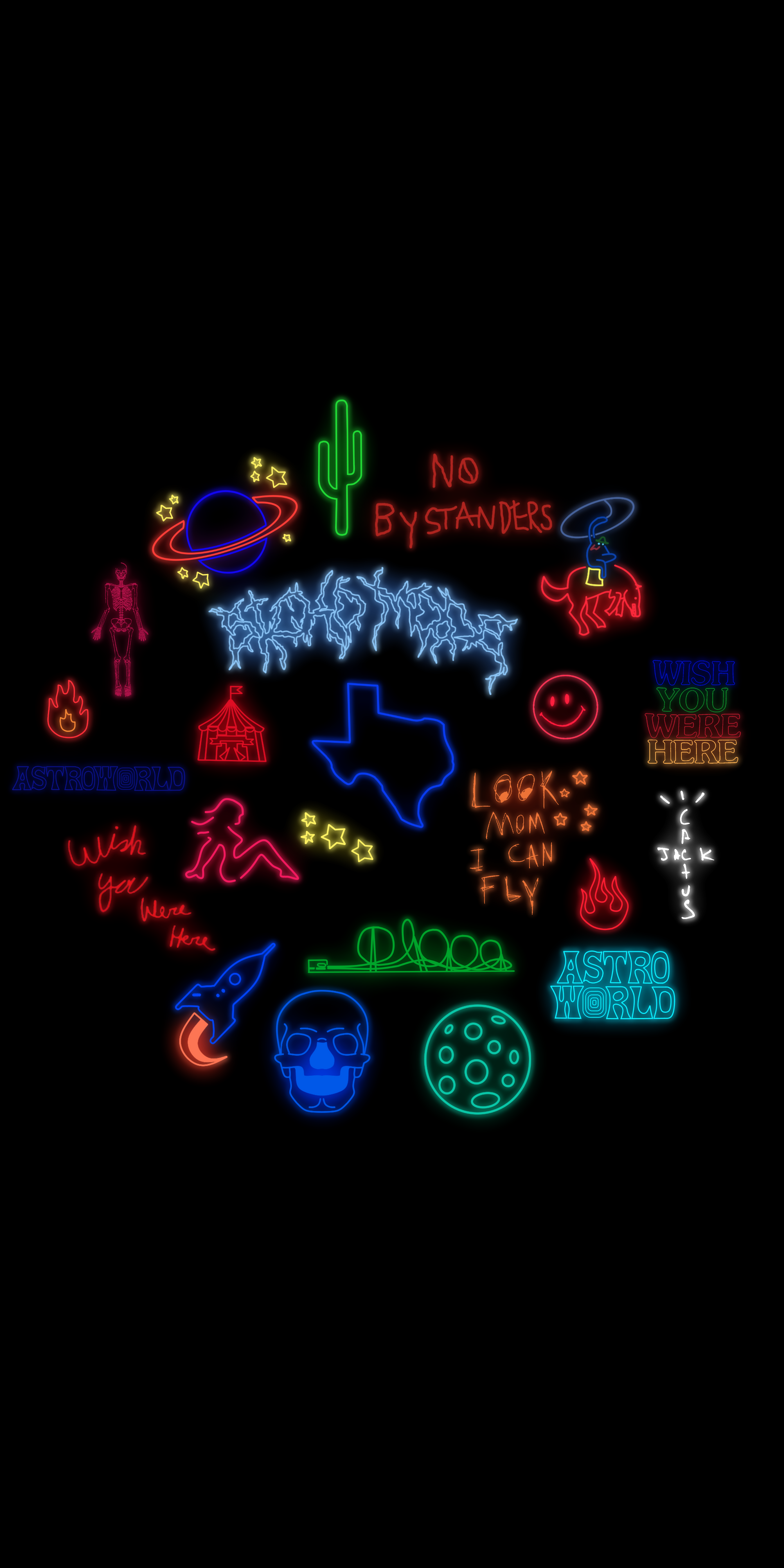 Fondo de pantalla de Travis Scott 2700x5400