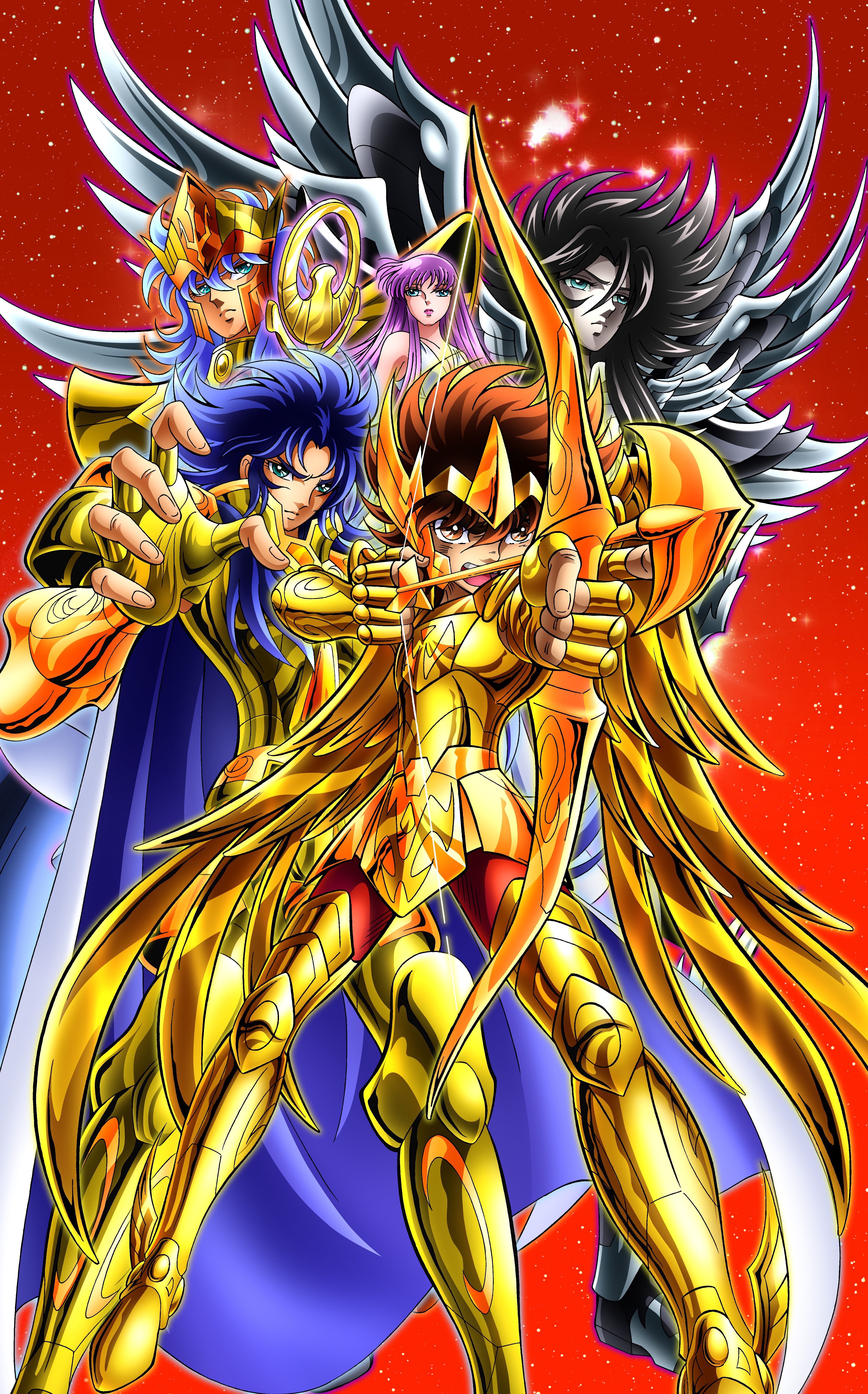 Fondo de pantalla de Caballeros del Zodiaco 3945x6333