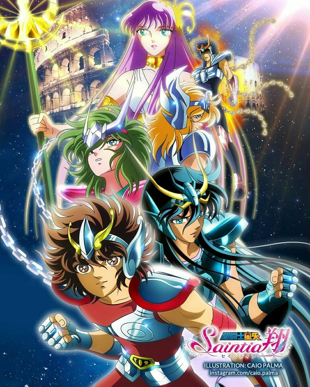 Fondo de pantalla de Caballeros del Zodiaco 1080x1349
