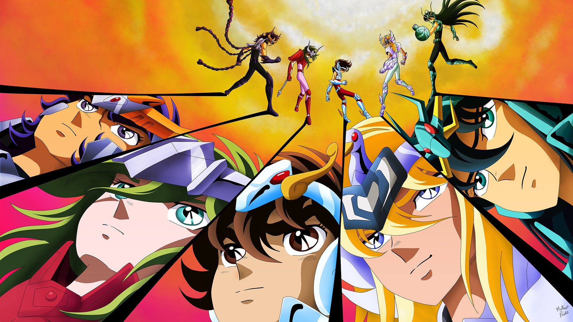 Fondo de pantalla de Caballeros del Zodiaco 1920x1080