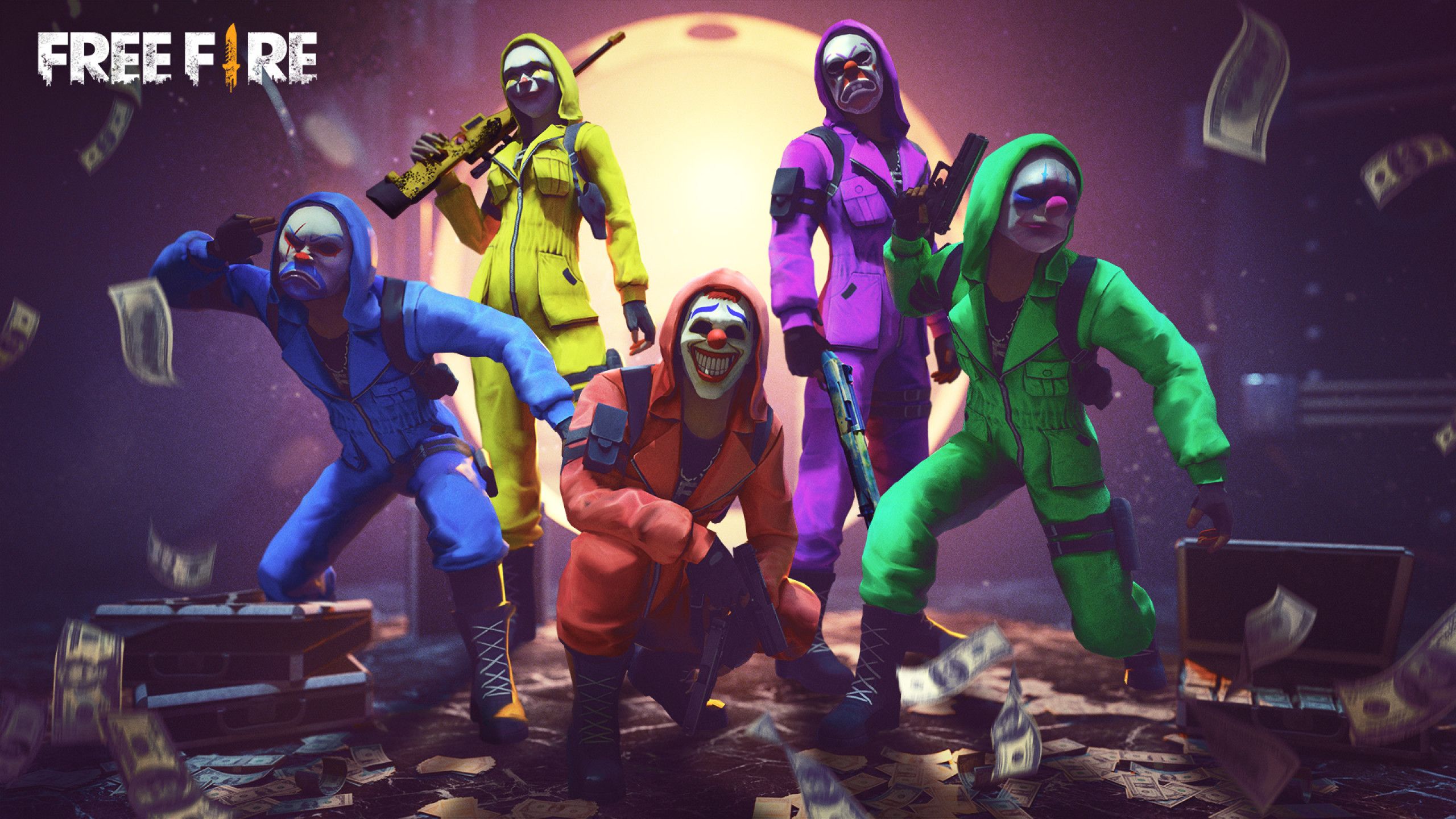 Fondo de pantalla de Free Fire 2560x1440