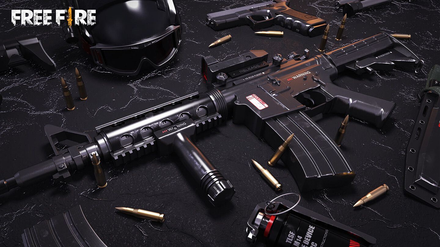 Fondo de pantalla de Free Fire 1440x810