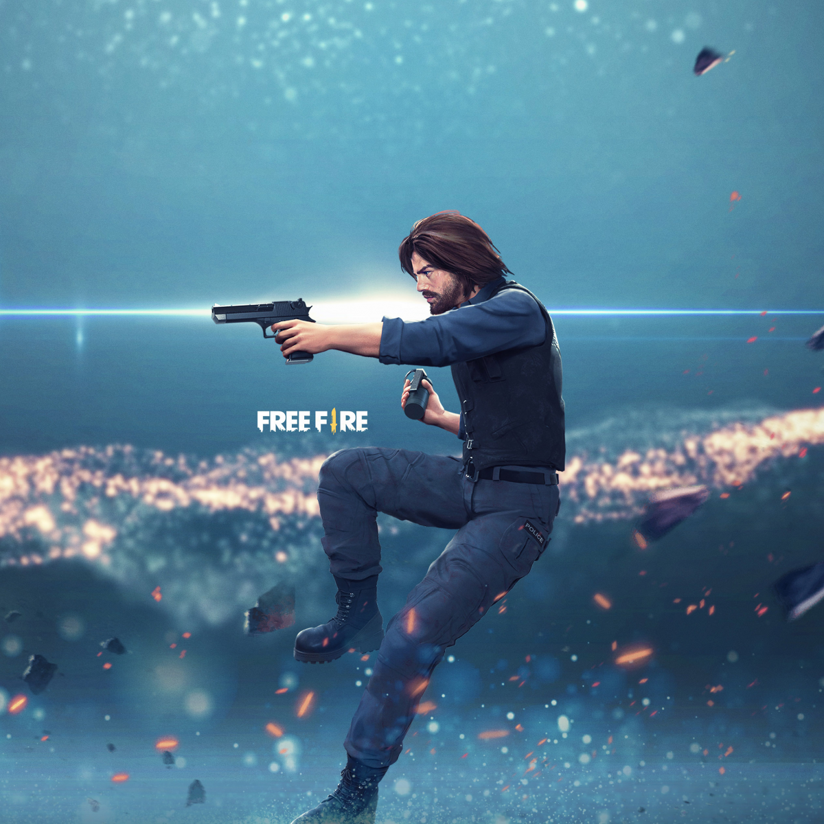 Fondo de pantalla de Free Fire 1200x1200