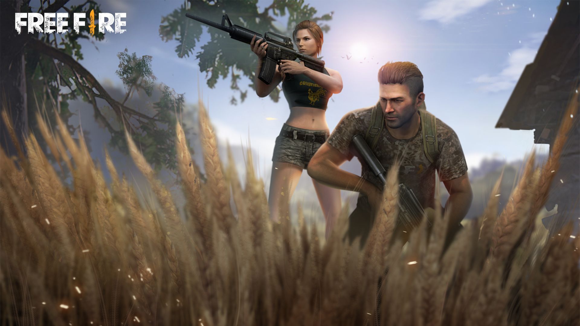 Fondo de pantalla de Free Fire 1920x1080