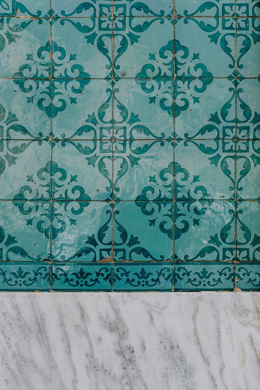 Fondo de pantalla de azulejos 910x1365