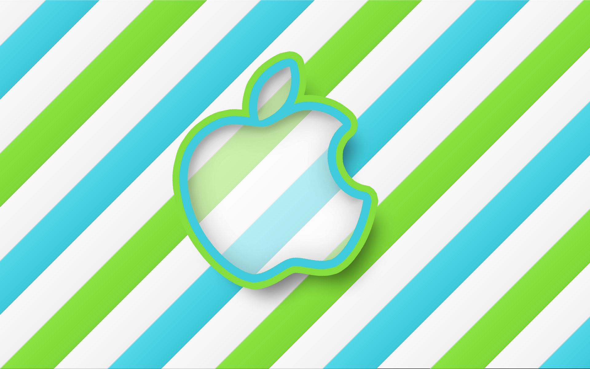 Green Stripes Apple Fondos de pantalla HD | HD Wallpapers | ID # 8065