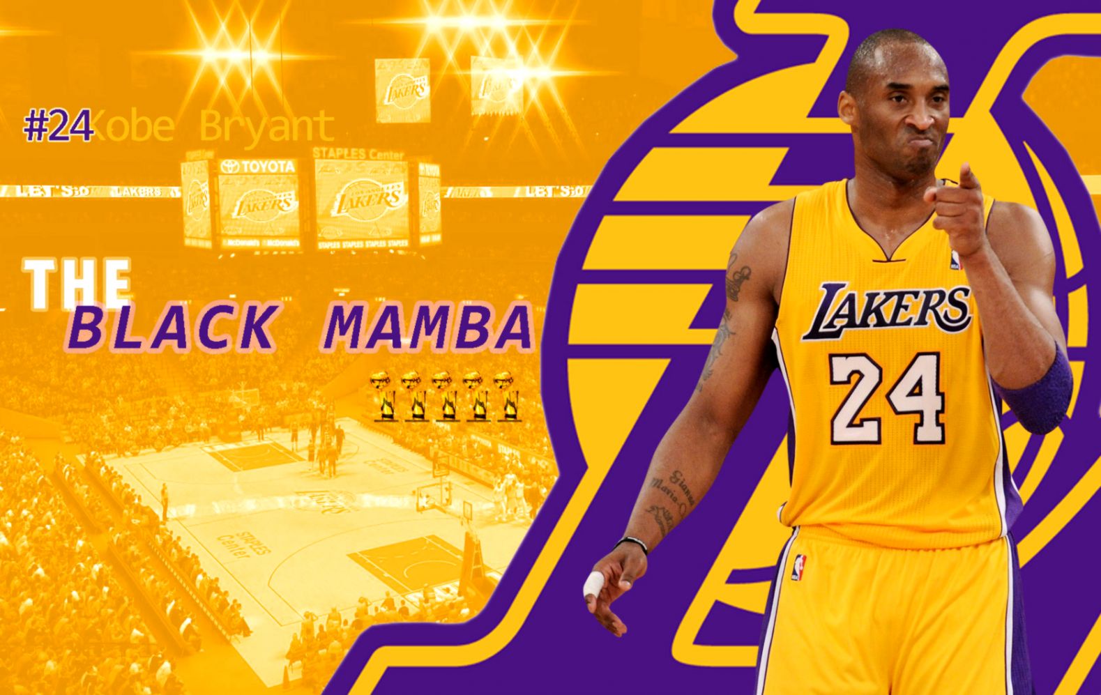 Fondo de pantalla de Kobe Bryant 1579x997