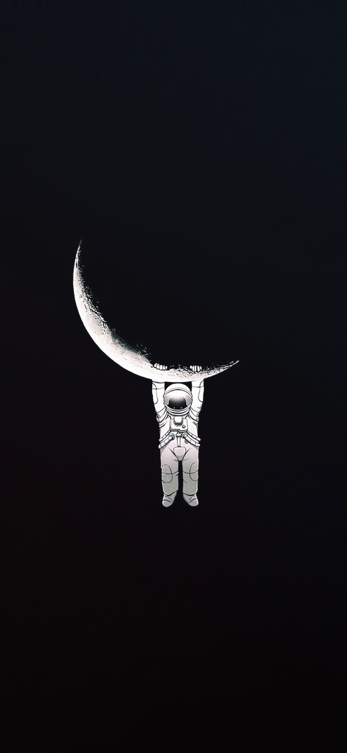 Fondo de pantalla  negro para iPhone 1125x2436