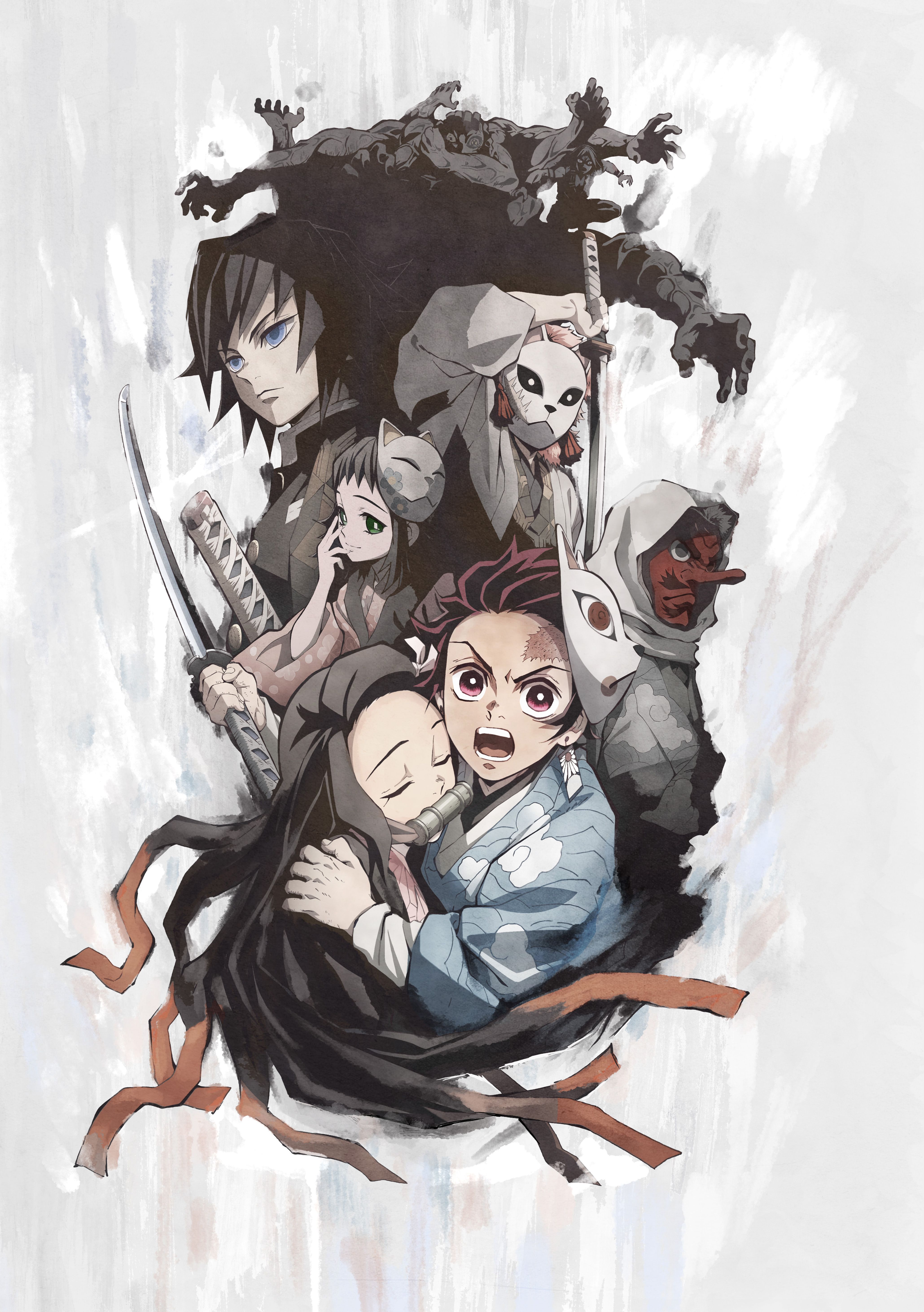 Fondo de pantalla de Kimetsu no Yaiba 4118x5844