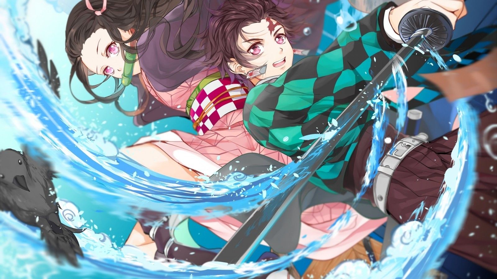 Fondo de pantalla de Kimetsu no Yaiba 1600x900