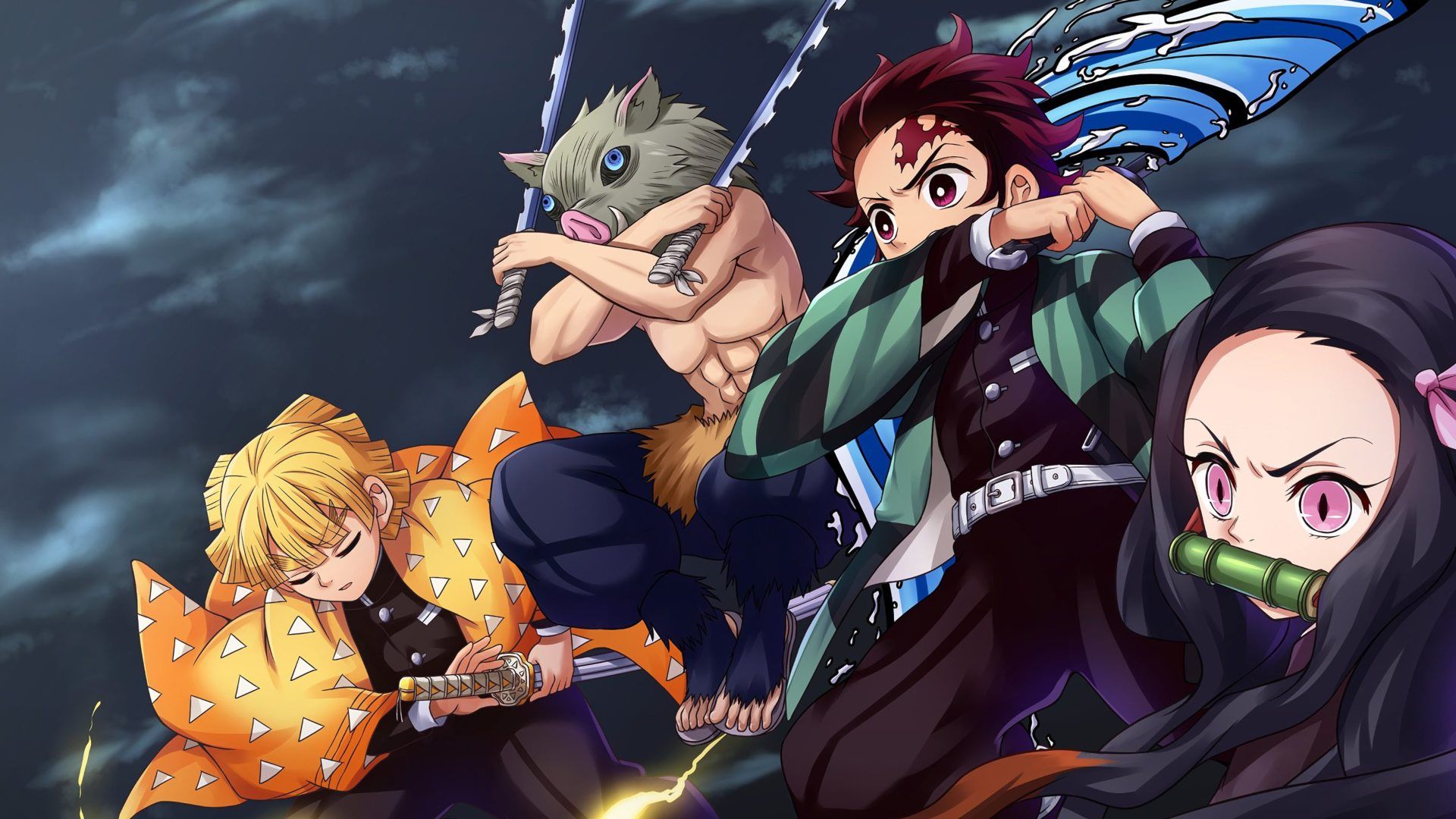 Fondo de pantalla de Kimetsu no Yaiba 1920x1080