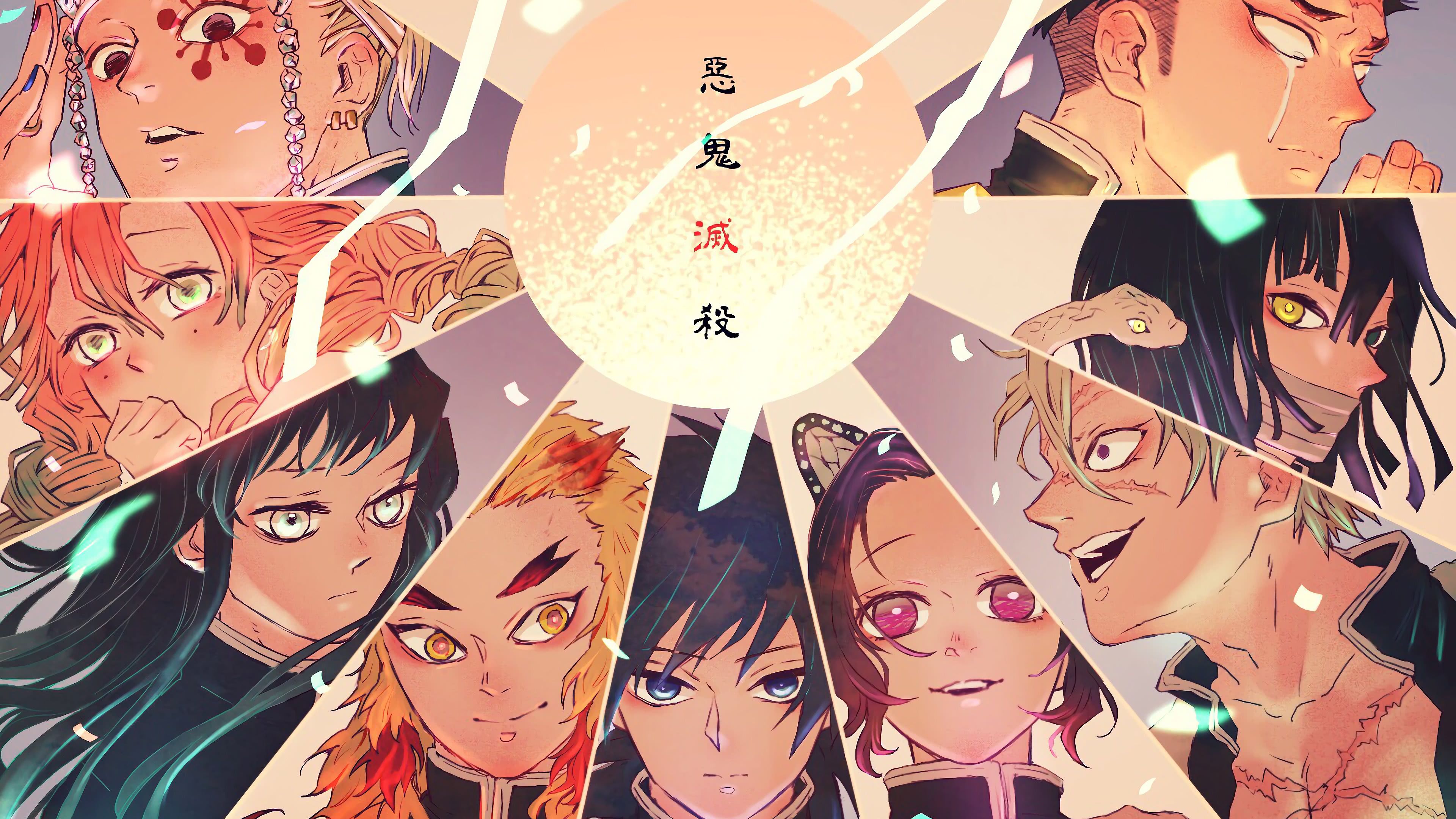 Fondo de pantalla de Kimetsu no Yaiba 3840x2160