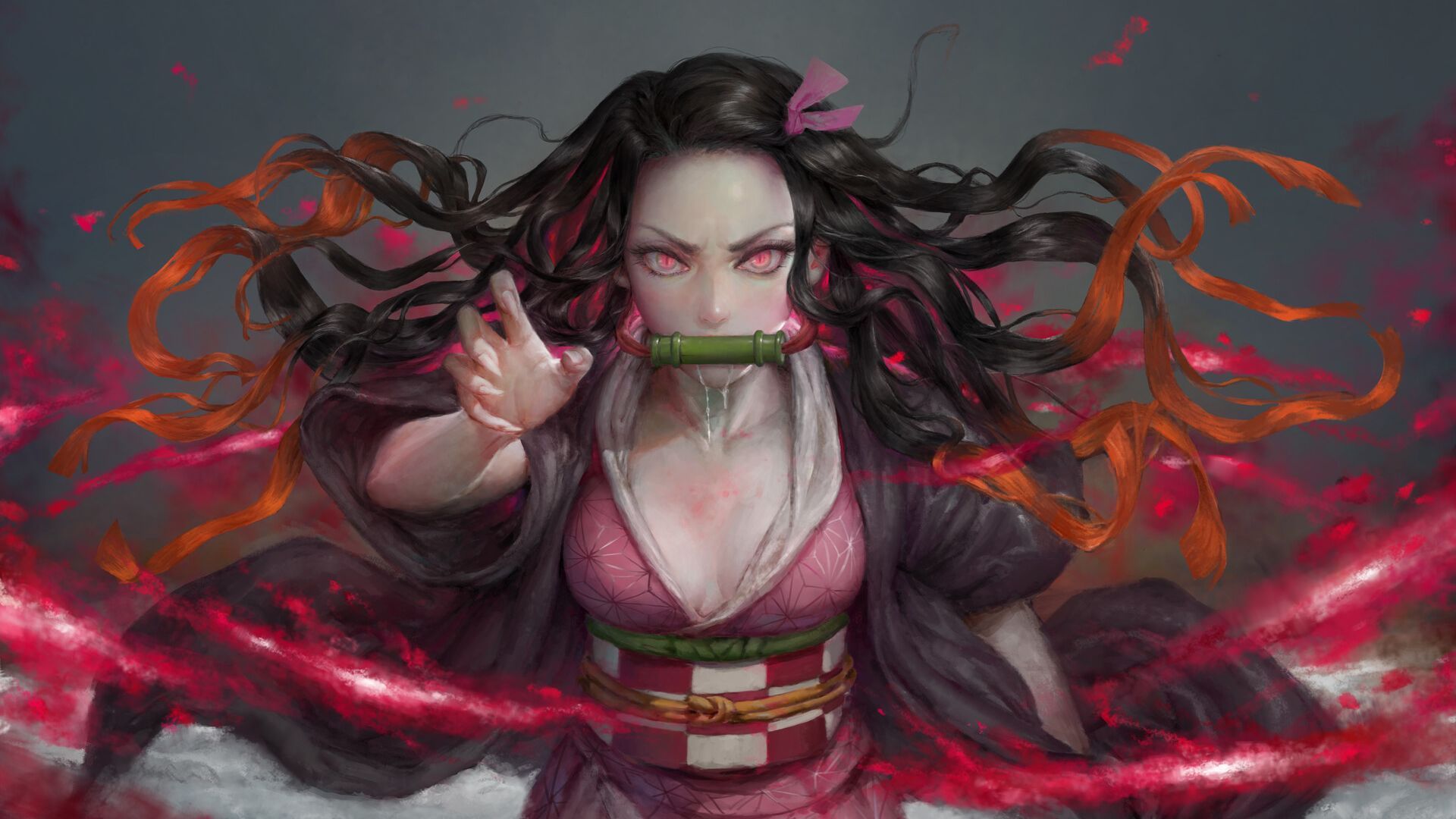 Fondo de pantalla de Kimetsu no Yaiba 1920x1080