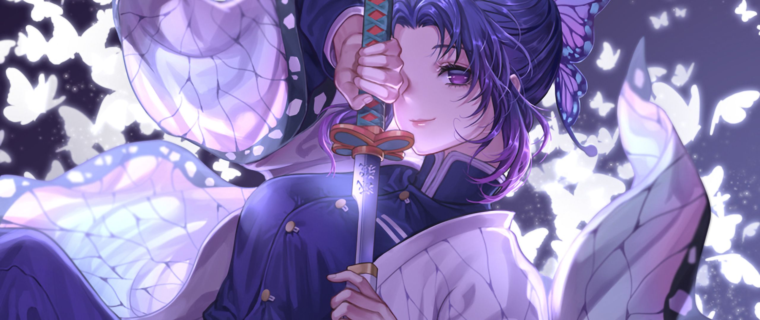Fondo de pantalla de Kimetsu no Yaiba 2560x1080
