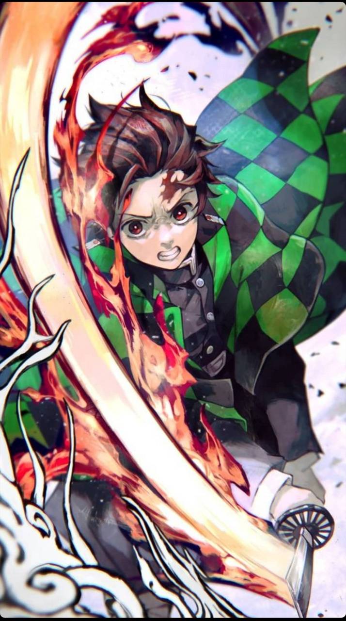 Fondo de pantalla de Kimetsu no Yaiba 714x1280