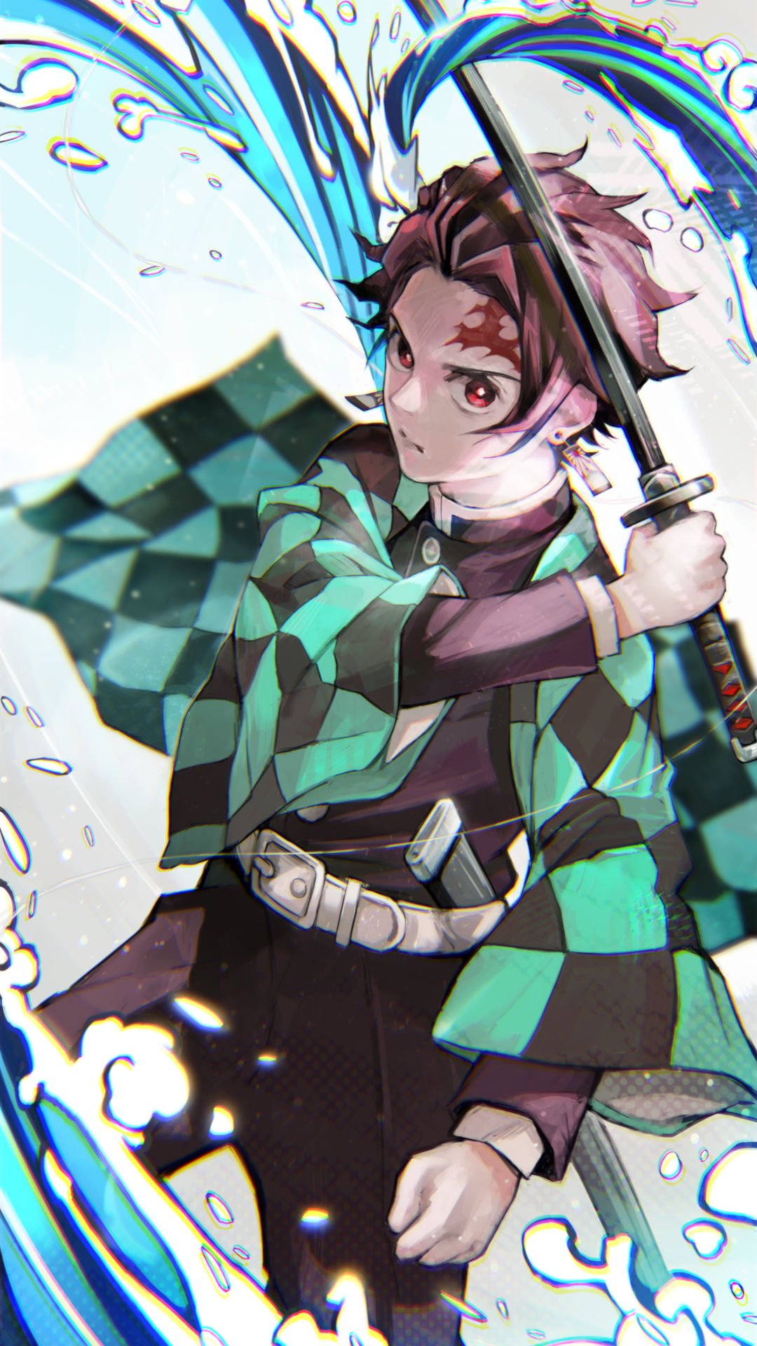 Fondo de pantalla de Kimetsu no Yaiba 1080x1920