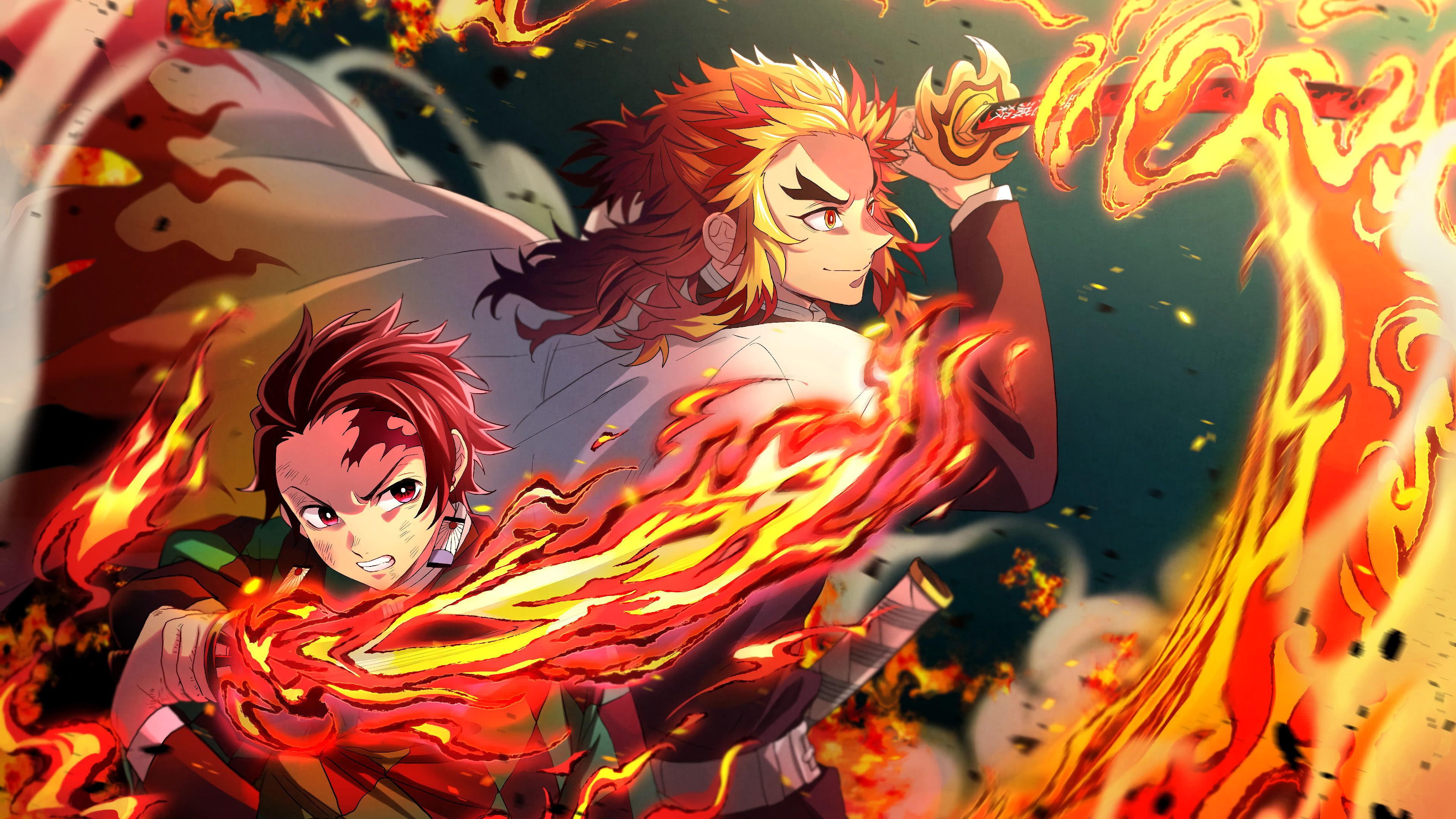 Fondo de pantalla de Kimetsu no Yaiba 3840x2160
