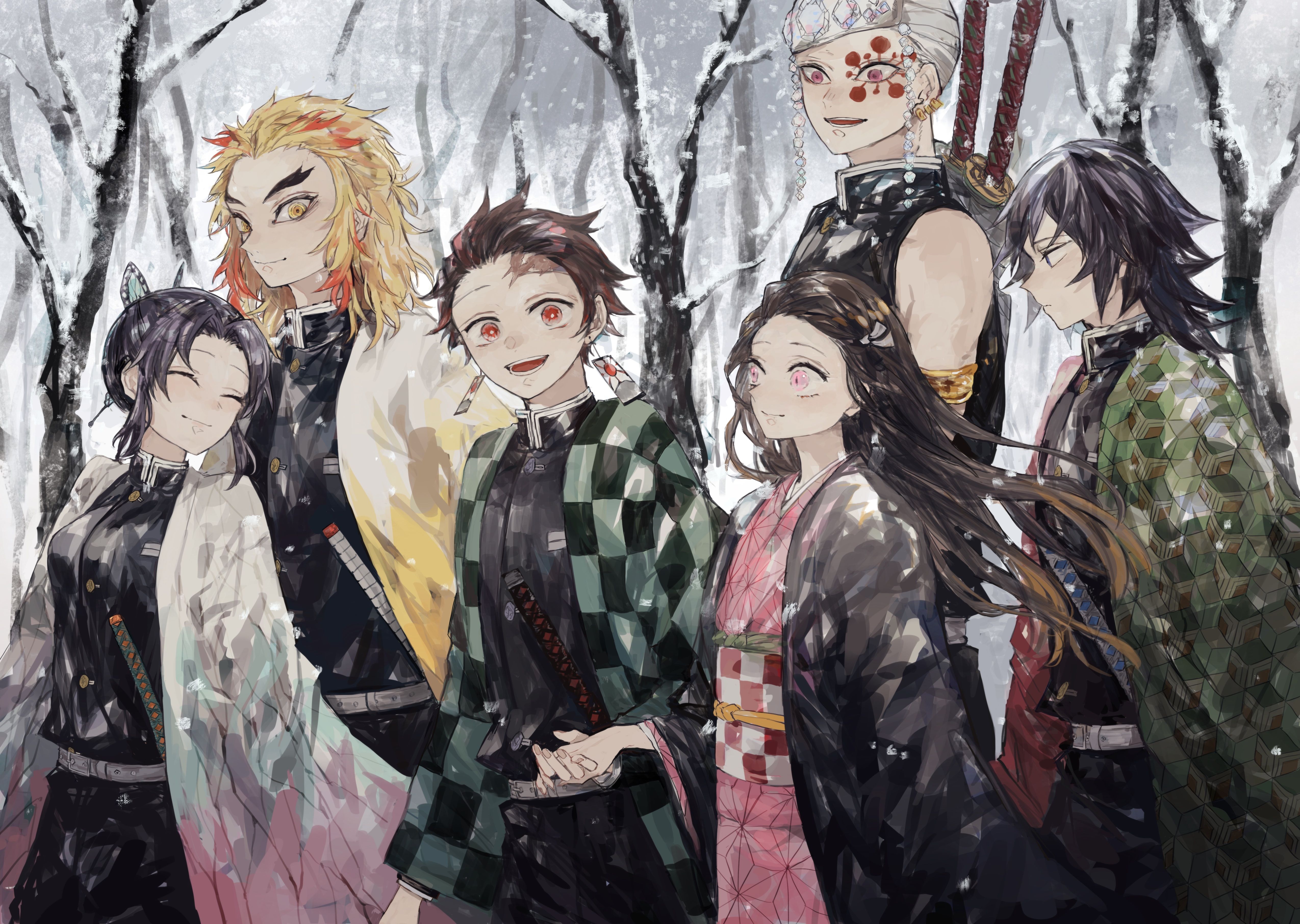 Fondo de pantalla de Kimetsu no Yaiba 5098x3624