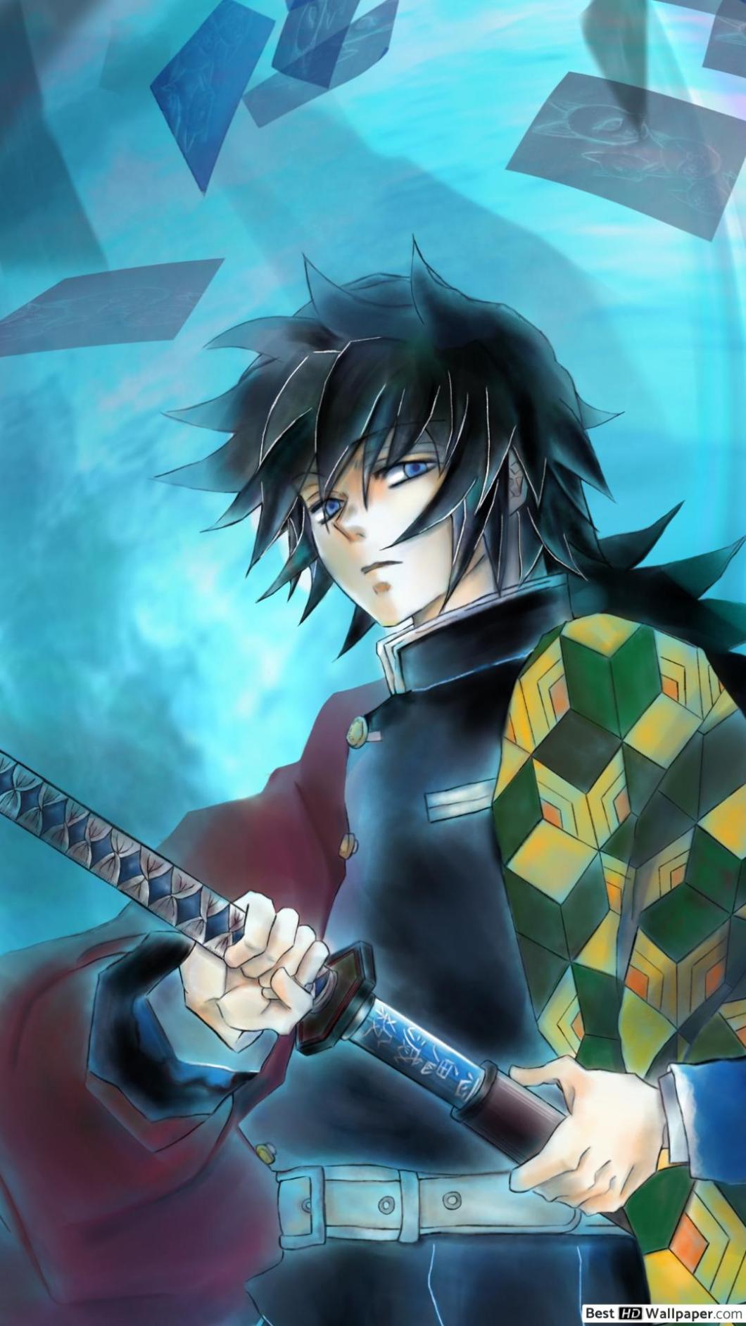 Fondo de pantalla de Kimetsu no Yaiba 1060x1884