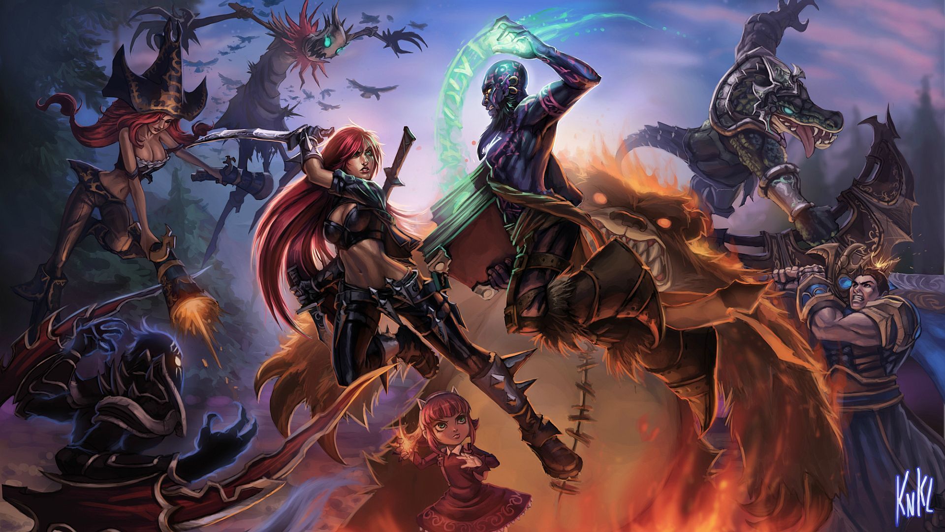 Fondo de pantalla de League of Legends 1920x1080