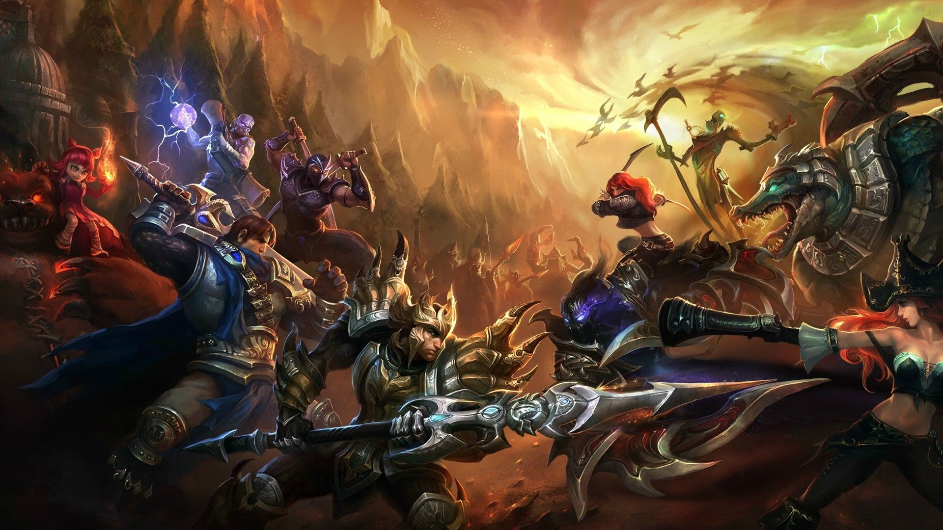 Fondo de pantalla de League of Legends 1920x1080