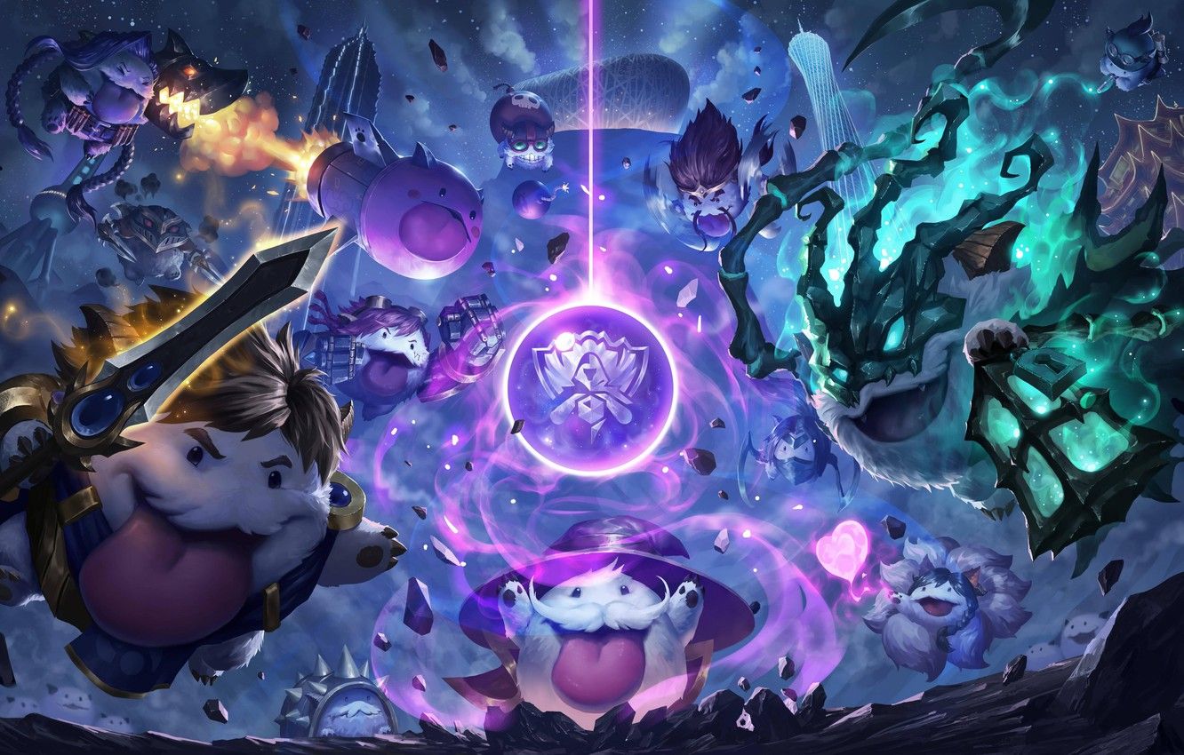 Fondo de pantalla de League of Legends 1332x850