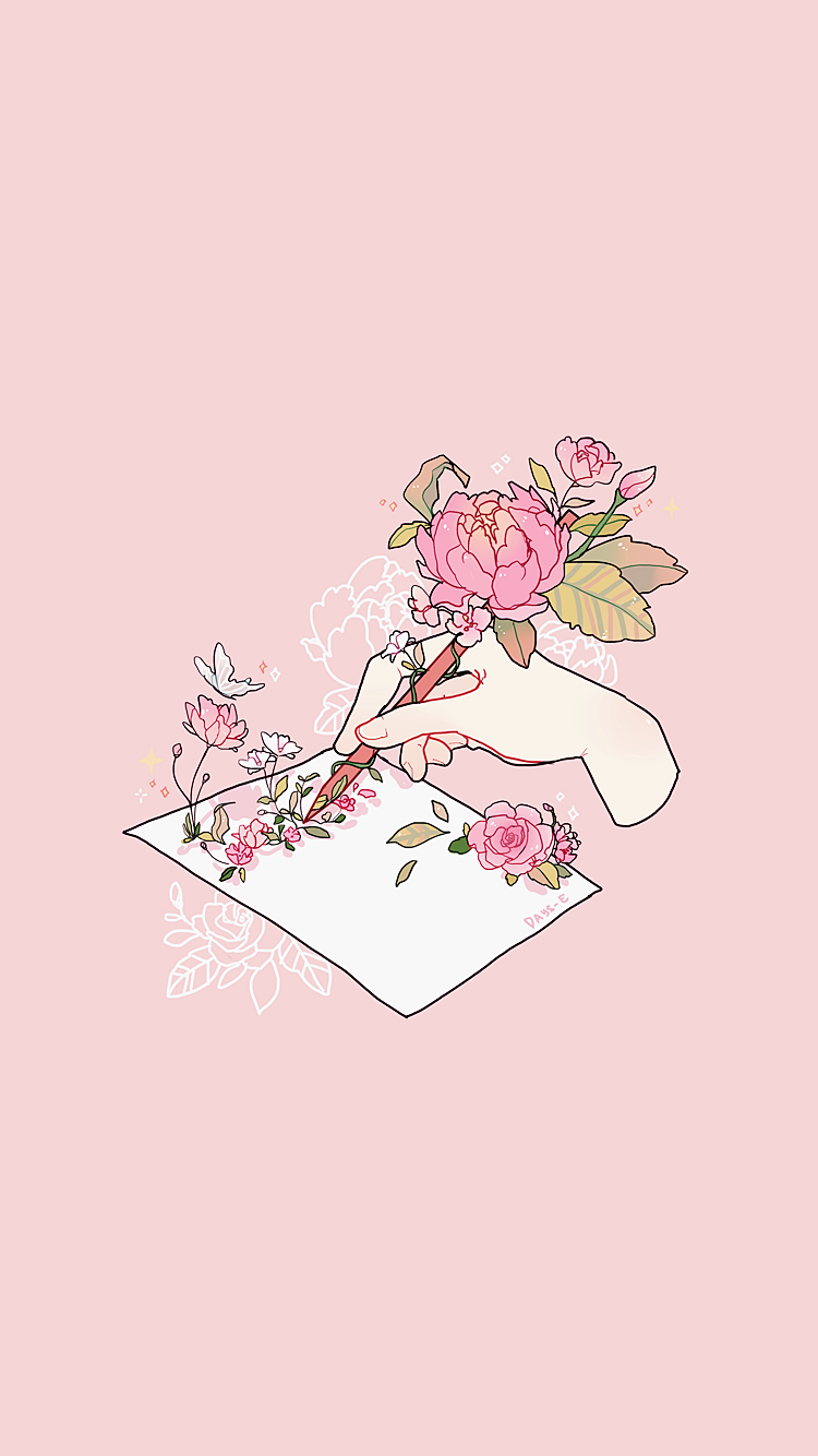 Fondo de pantalla  rosa pastel 750x1334