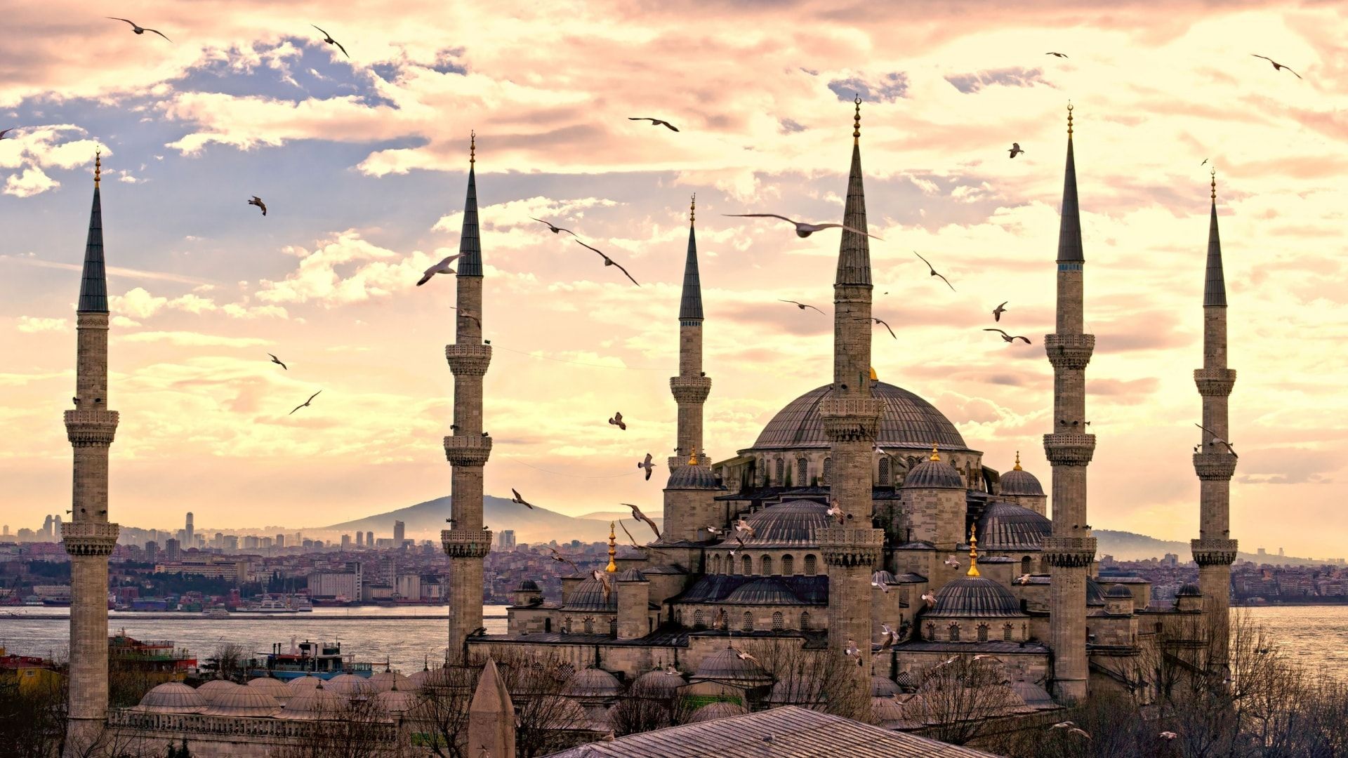 Fondo de pantalla de Estambul 1920x1080