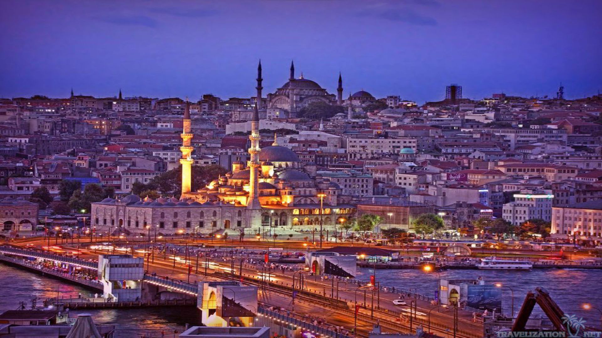 Fondo de pantalla de Estambul 1920x1080