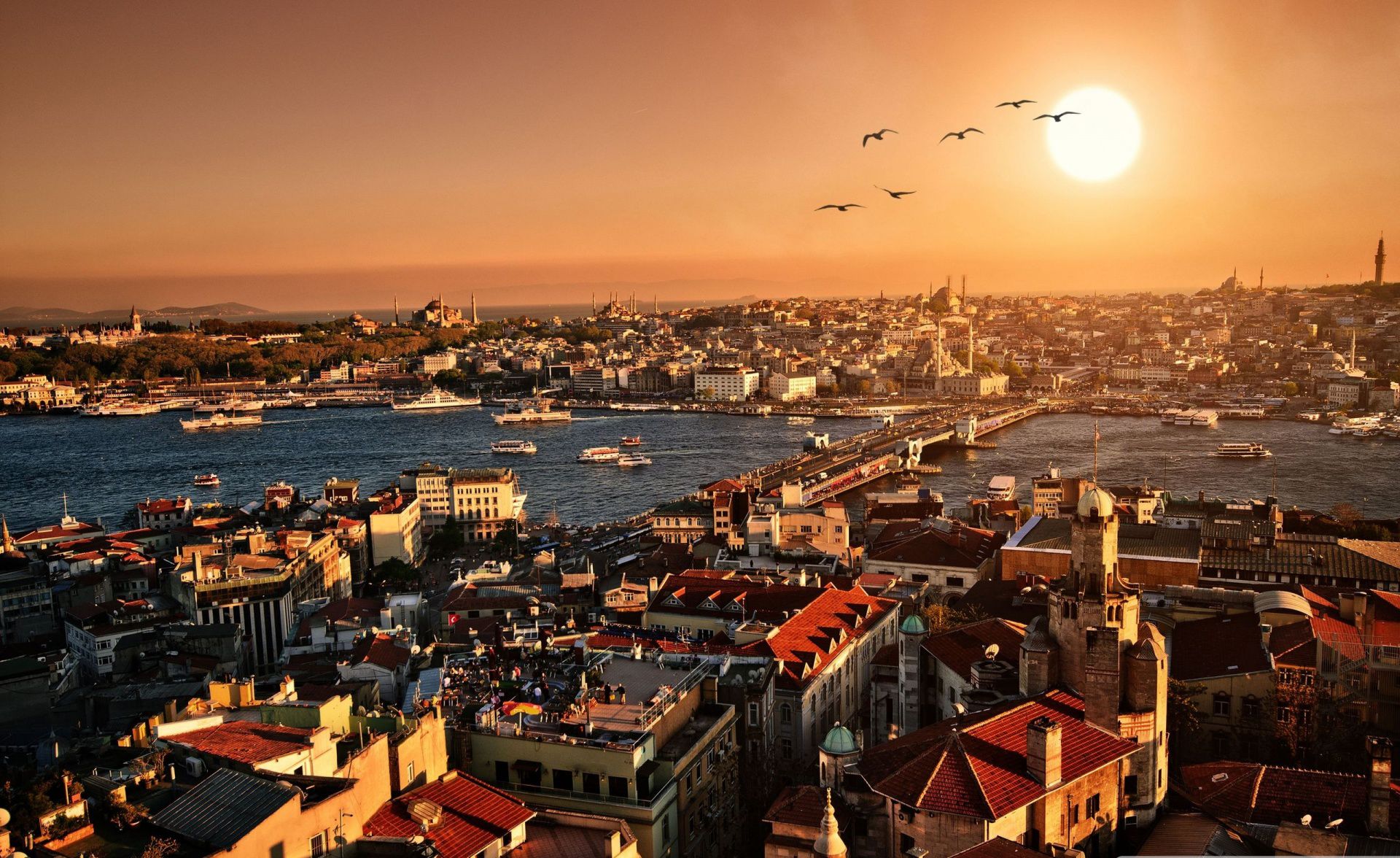 Fondo de pantalla de Estambul 1920x1176