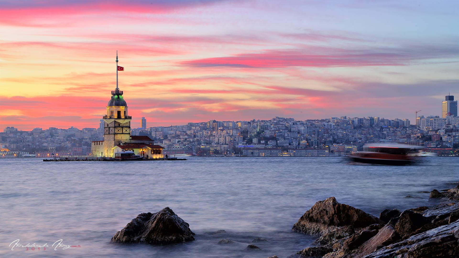 Fondo de pantalla de Estambul 1920x1080