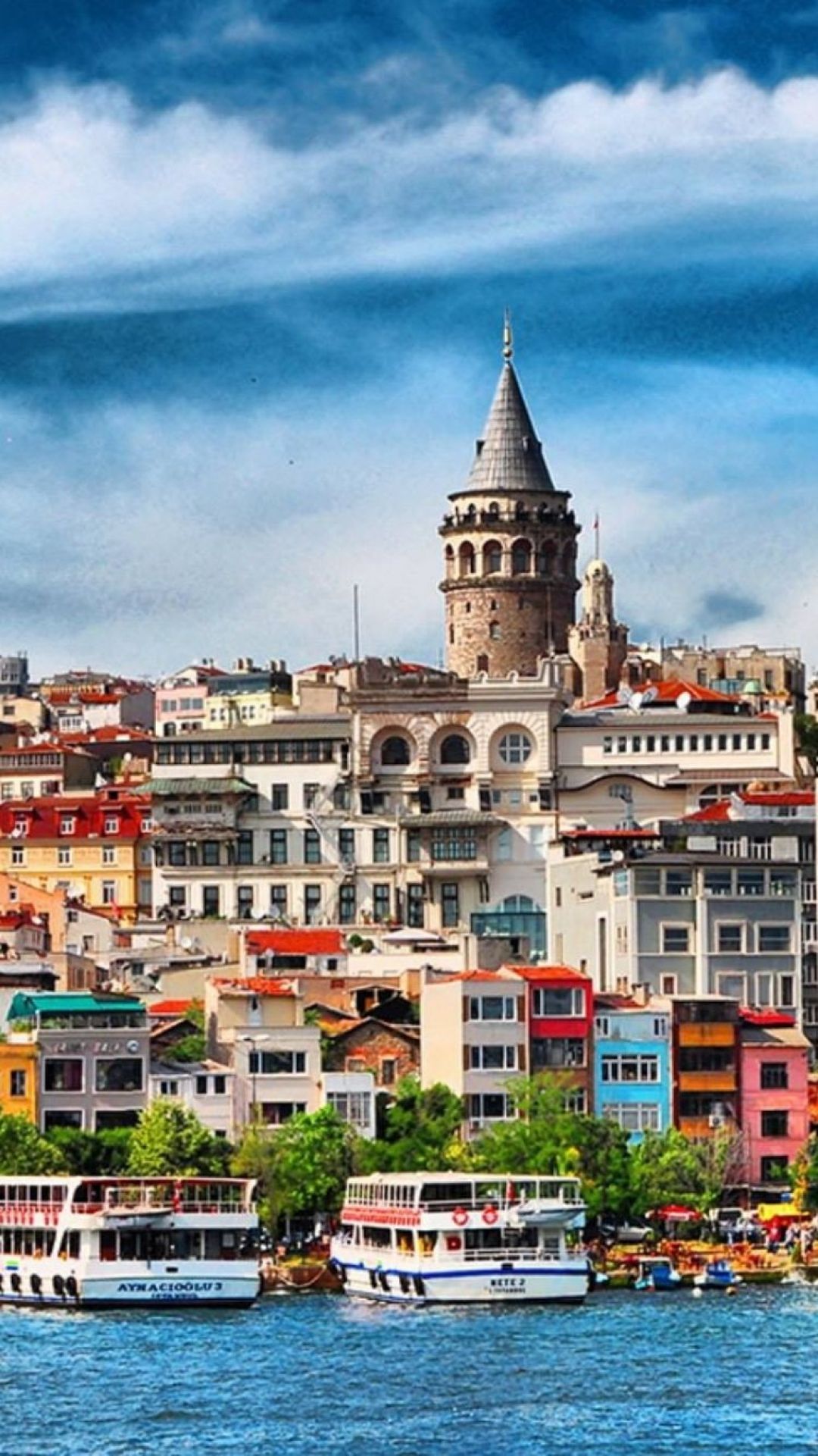Fondo de pantalla de Estambul 1080x1921